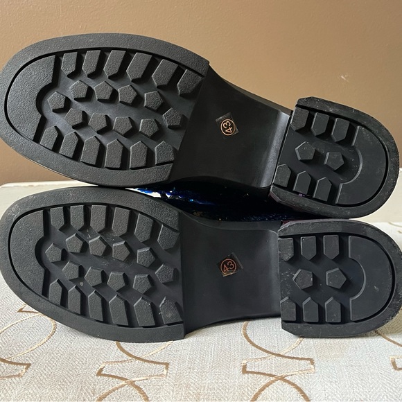 Sequin Lace-Up combat Boots - Multicolor - Picture 6 of 6